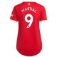 Anthony Martial Manchester United Kvinnor's 2021/22 Hemma Spelare Matchtröja - Röd