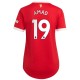 Amad Diallo Manchester United Kvinnor's 2021/22 Hemma Spelare Matchtröja - Röd
