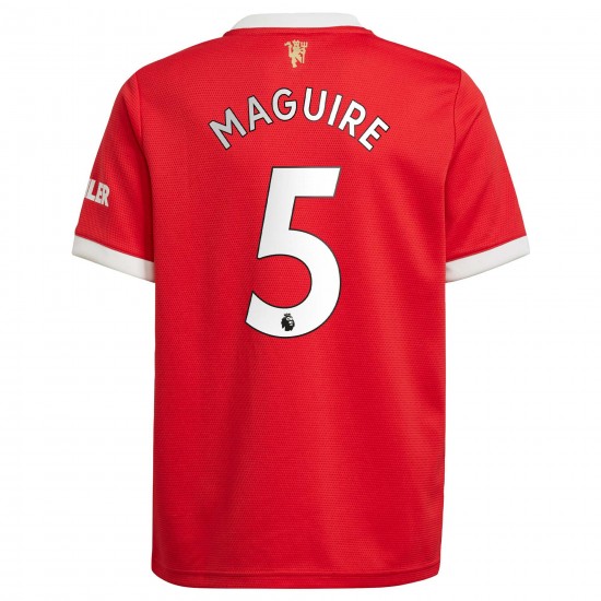 Harry Maguire Manchester United Barn 2021/22 Hemma Spelare Matchtröja - Röd