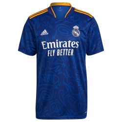 Karim Benzema Real Madrid 2021/22 Borta Spelare Matchtröja - Blå