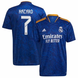 Eden Hazard Real Madrid 2021/22 Borta Spelare Matchtröja - Blå