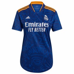 Eden Hazard Real Madrid Kvinnor's 2021/22 Borta Spelare Matchtröja - Blå