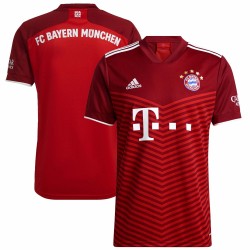 Bayern Munich 2021/22 Hemma Matchtröja - Röd