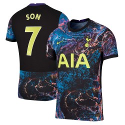 Son Heung-min Tottenham Hotspur 2021/22 Borta Vapor Match Authentic Spelare Matchtröja - Svart