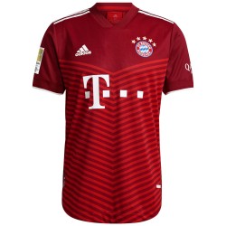 Alphonso Davies Bayern Munich 2021/22 Hemma Authentic Spelare Matchtröja - Röd