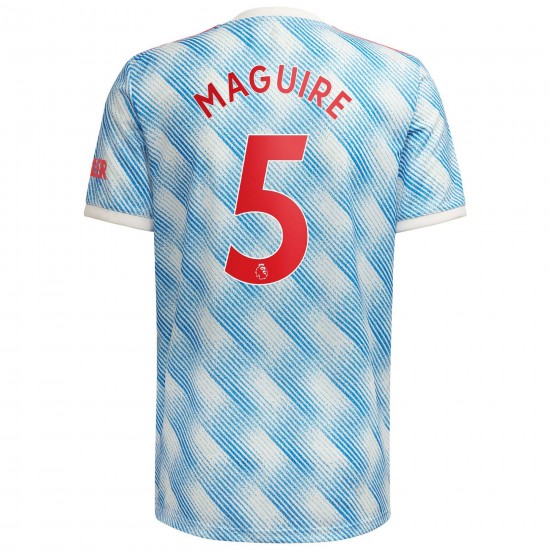 Harry Maguire Manchester United 2021/22 Borta Spelare Matchtröja - Vit