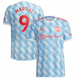 Anthony Martial Manchester United 2021/22 Borta Spelare Matchtröja - Vit