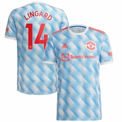 Jesse Lingard Manchester United 2021/22 Borta Spelare Matchtröja - Vit