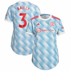 Eric Bailly Manchester United Kvinnor's 2021/22 Borta Spelare Matchtröja - Vit