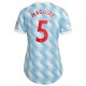 Harry Maguire Manchester United Kvinnor's 2021/22 Borta Spelare Matchtröja - Vit