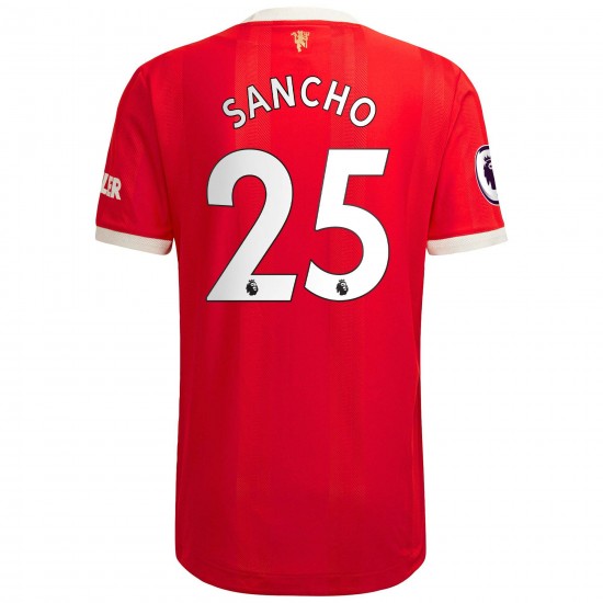Jadon Sancho Manchester United 2021/22 Hemma Authentic Matchtröja - Röd