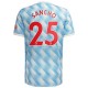 Jadon Sancho Manchester United Barn 2021/22 Borta Spelare Matchtröja - Vit