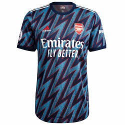 Arsenal 2021/22 Tredje Authentic Custom Matchtröja - Blå