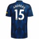 Andreas Pereira Manchester United 2021/22 Tredje Spelare Matchtröja - Blå