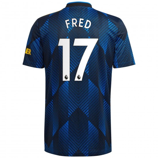 Fred Manchester United 2021/22 Tredje Spelare Matchtröja - Blå