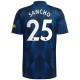 Jadon Sancho Manchester United 2021/22 Tredje Spelare Matchtröja - Blå