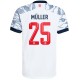 Thomas Müller Bayern Munich Barn 2021/22 Tredje Spelare Matchtröja - Vit