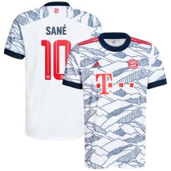 Leroy Sané Bayern Munich Barn 2021/22 Tredje Spelare Matchtröja - Vit