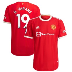 Raphaël Varane Manchester United 2021/22 Hemma Spelare Authentic Matchtröja - Röd