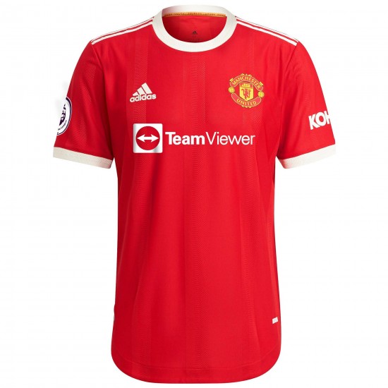 Raphaël Varane Manchester United 2021/22 Hemma Spelare Authentic Matchtröja - Röd