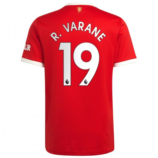 Raphaël Varane Manchester United 2021/22 Hemma Spelare Matchtröja - Röd