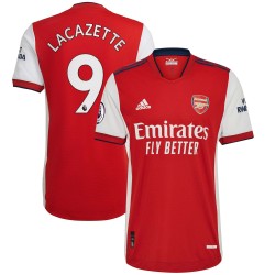 Alexandre Lacazette Arsenal 2021/22 Hemma Authentic Spelare Matchtröja - Vit/Röd