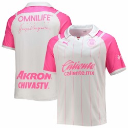 Chivas 2021/22 Breast Cancer Awareness Authentic Matchtröja - Vit/Rosa