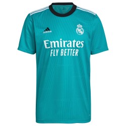 Real Madrid 2021/22 Tredje Custom Matchtröja - Aqua