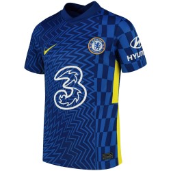 Romelu Lukaku Chelsea Barn 2021/22 Hemma Spelare Matchtröja - Blå