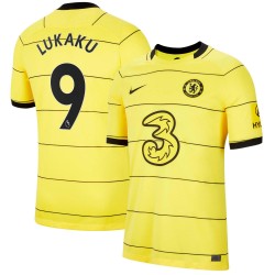 Romelu Lukaku Chelsea 2021/22 Borta Spelare Matchtröja - Gul
