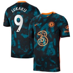 Romelu Lukaku Chelsea 2021/22 Tredje Breathe Stadium Spelare Matchtröja - Blå