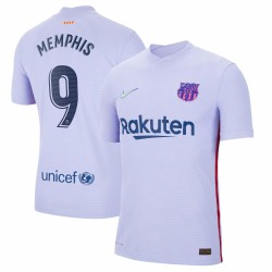 Memphis Depay Barcelona 2021/22 Borta Authentic Spelare Matchtröja - Lila