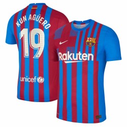 Sergio Agüero Barcelona 2021/22 Hemma Vapor Match Authentic Spelare Matchtröja - Blå