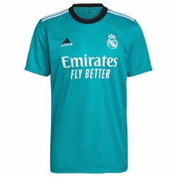 Eden Hazard Real Madrid 2021/22 Tredje Spelare Matchtröja - Aqua