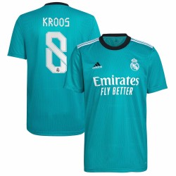 Toni Kroos Real Madrid 2021/22 Tredje Spelare Matchtröja - Aqua