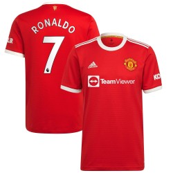 Cristiano Ronaldo Manchester United 2021/22 Hemma Matchtröja - Röd