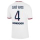 Sergio Ramos Paris Saint-Germain Jordan Brand 2021/22 Fourth Matchtröja - Vit