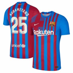 Pierre-Emerick Aubameyang Barcelona 2021/22 Hemma Vapor Match Authentic Spelare Matchtröja - Blå/Röd