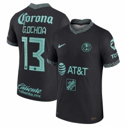 Guillermo Ochoa Klubblag América 2021/22 Tredje Authentic Spelare Matchtröja - Svart