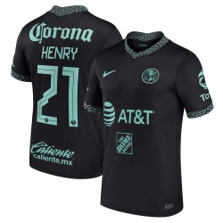 Henry Martin Klubblag América 2021/22 Tredje Spelare Matchtröja - Svart