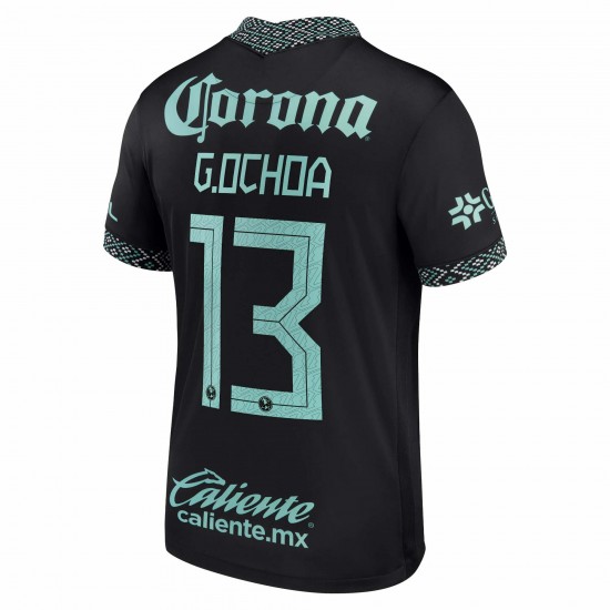 Guillermo Ochoa Klubblag América 2021/22 Tredje Spelare Matchtröja - Svart