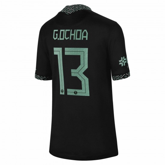 Guillermo Ochoa Klubblag América Barn 2021/22 Tredje Spelare Matchtröja - Svart