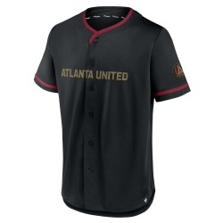 Atlanta United FC Fanatics Branded Ultimate Spelare Baseball Matchtröja - Svart/Röd
