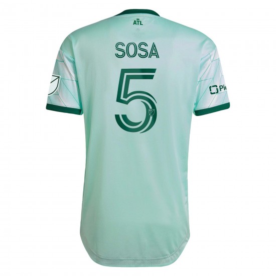 Santiago Sosa Atlanta United FC 2022 The Forest Utrustning Authentic Spelare Matchtröja - Mynta