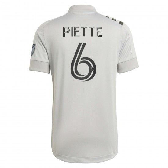 Samuel Piette CF Montréal 2021 Secondary Patch Authentic Matchtröja - grå