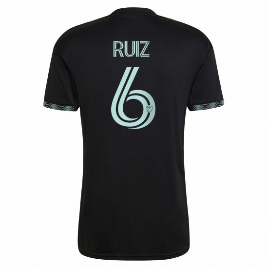 Sergio Ruiz Charlotte FC 2022 Newly Myntaed Spelare Matchtröja - Svart