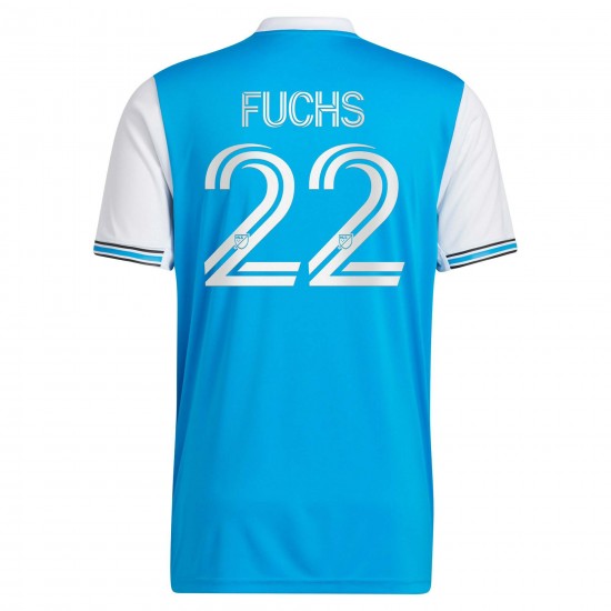 Christian Fuchs Charlotte FC 2022 Primary Spelare Matchtröja - Blå