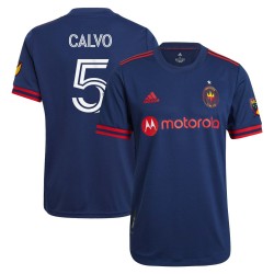 Francisco Calvo Chicago Fire 2021 Primary Authentic Spelare Matchtröja - Marin