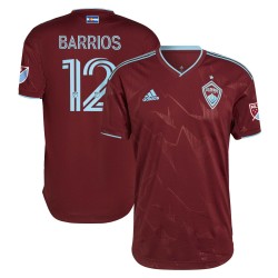 Michael Barrios Colorado Rapids 2022 Klubblag Authentic Spelare Matchtröja - Burgundy