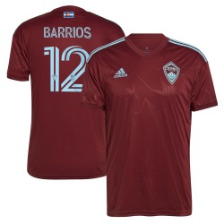 Michael Barrios Colorado Rapids 2022 Klubblag Spelare Matchtröja - Burgundy